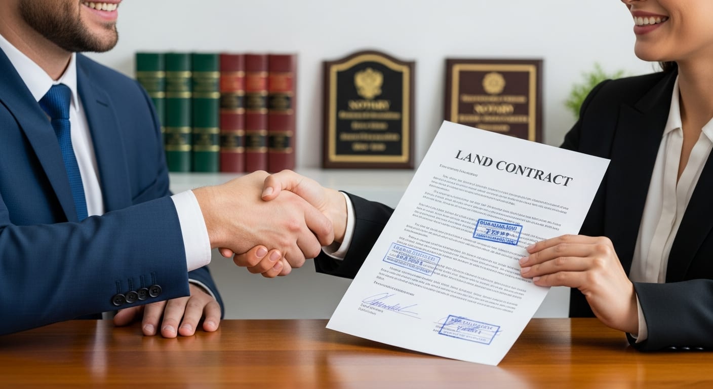 عقد تنازل عن بقعة أرضية - إتمام الإجراء بنجاح