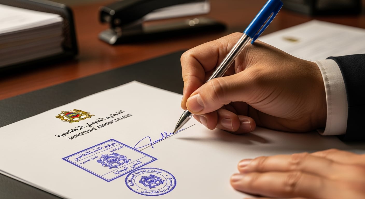 كتابة شكاية تظلم - مرحلة التوقيع والمصادقة