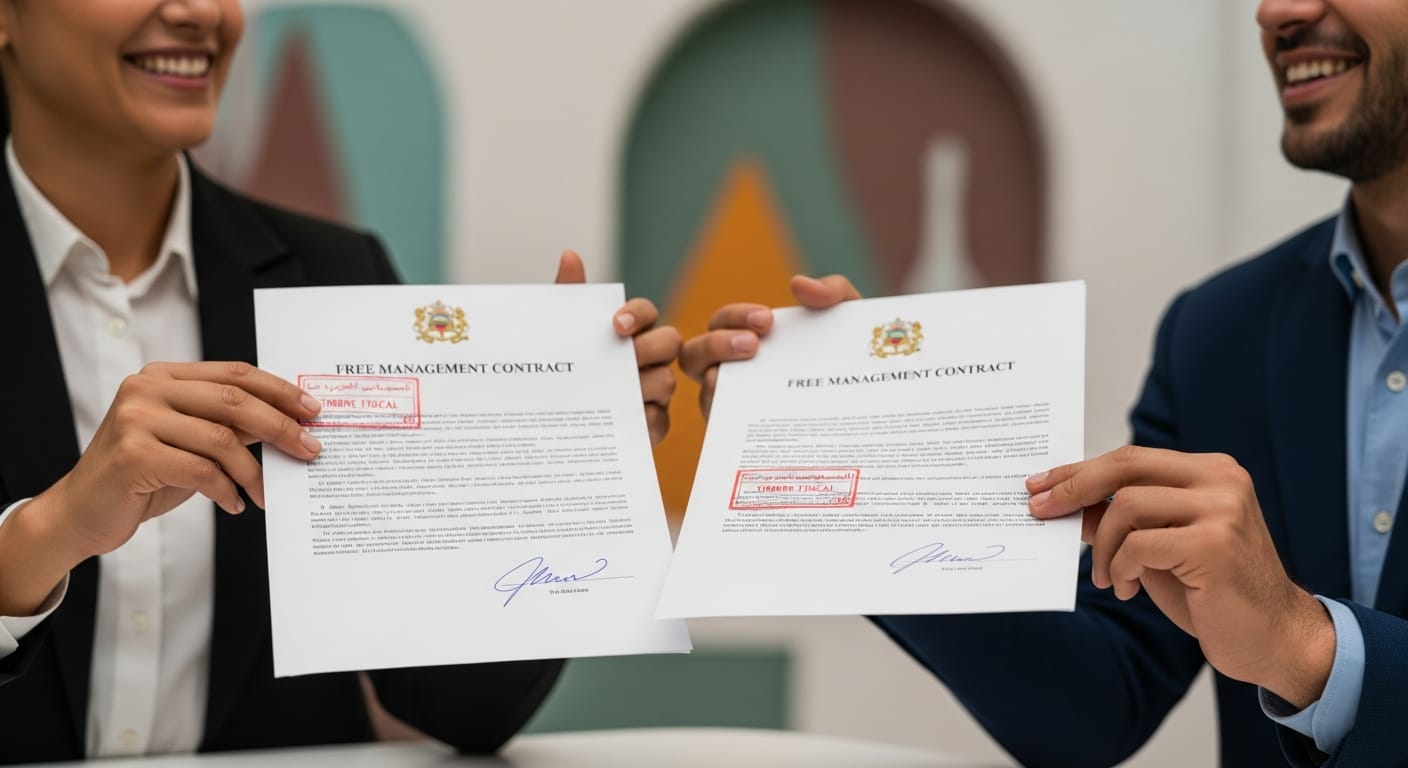 عقد التسيير الحر في المغرب - إتمام الإجراء بنجاح