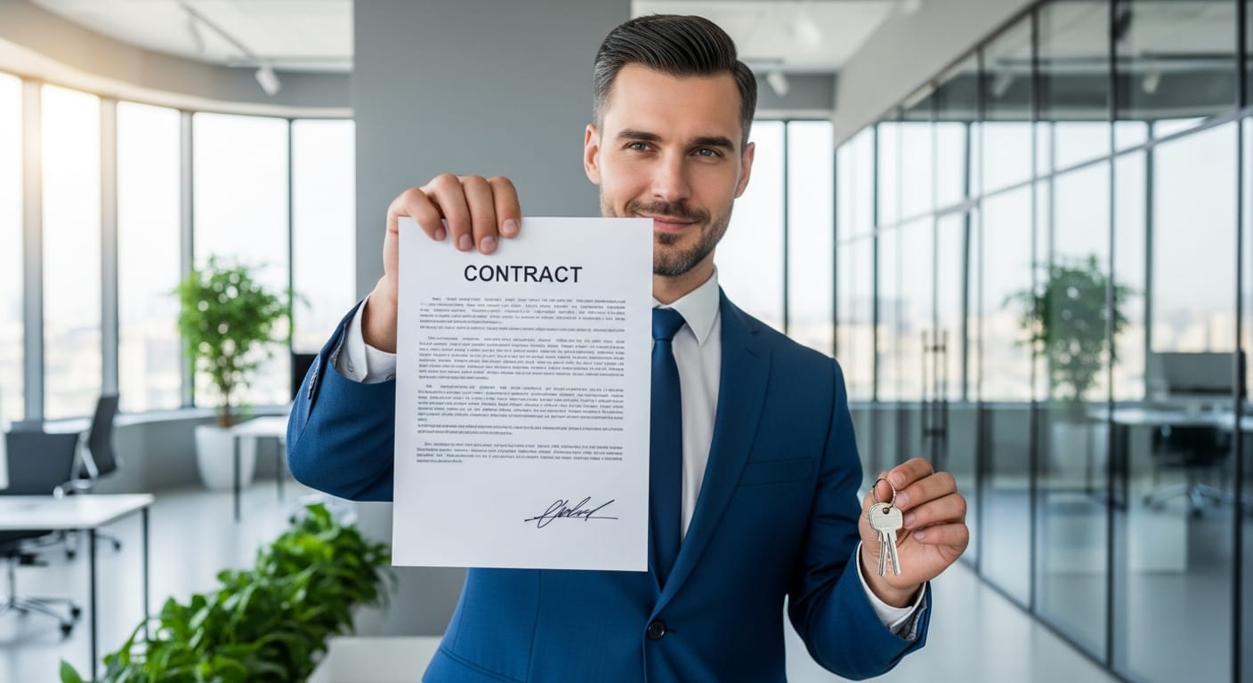 عقد كراء سكنى لاستغلاله كمقل للشركة - إتمام الإجراء بنجاح