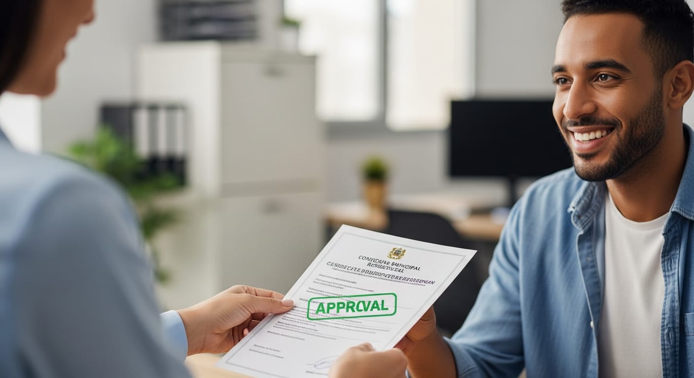 مسطرة الحصول على شهادة السكنى - إتمام الإجراء بنجاح