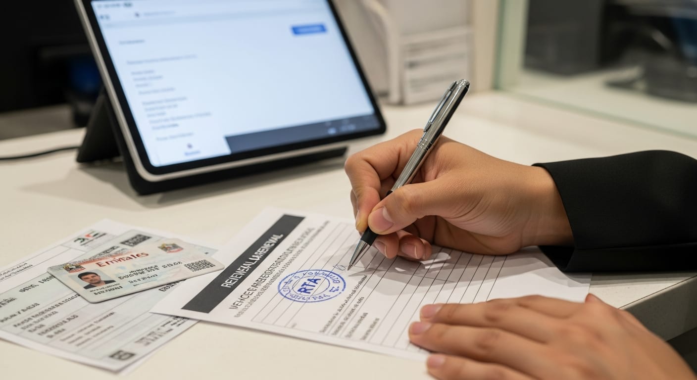 تجديد ملكية السيارة في الإمارات - الغرامات وفترات السماح تجديد ملكية السيارة في الإمارات - الغرامات وفترات السماح