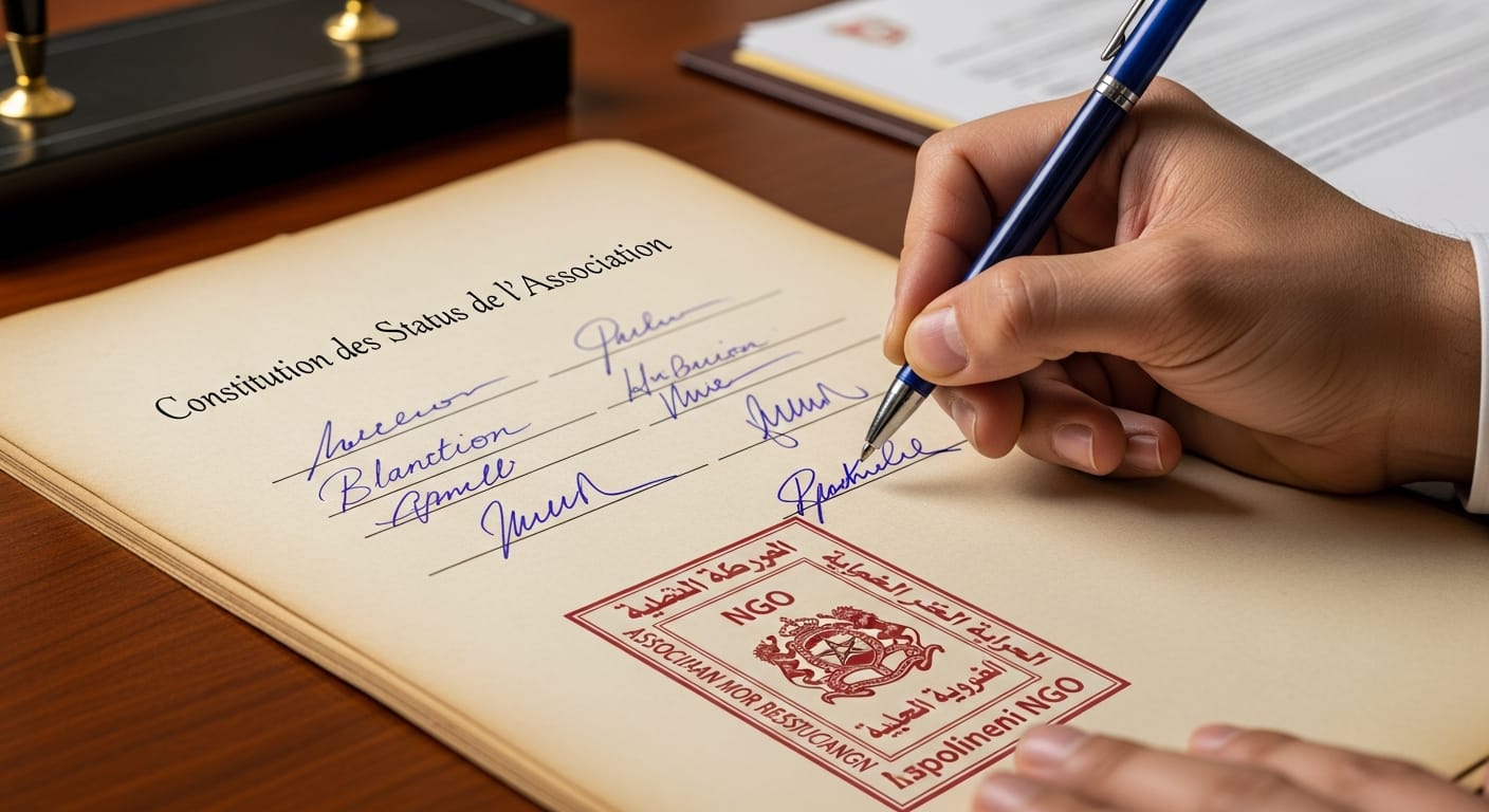 القانون الأساسي للجمعيات - مرحلة التوقيع والمصادقة