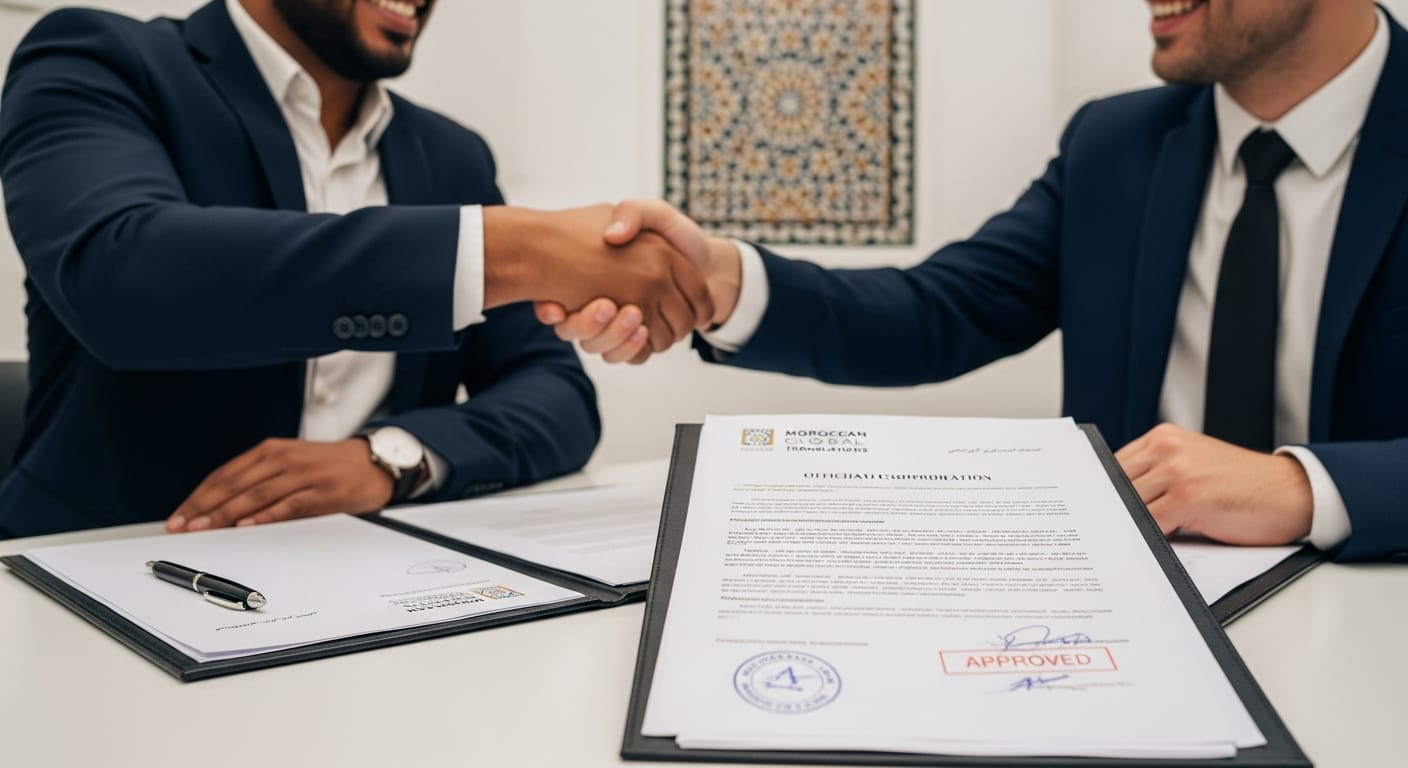 أفضل عقد تأسيس شركة مترجم - إتمام الإجراء بنجاح