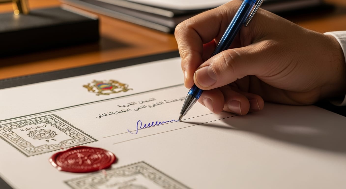 صياغة عقد بيع - مرحلة التوقيع والمصادقة