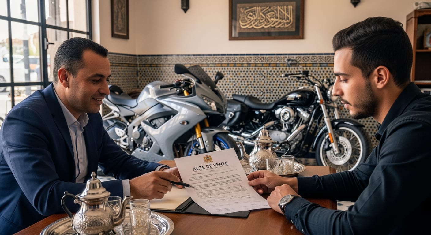 ACTE DE VENTE MOTO OU - نظرة عامة للإجراء