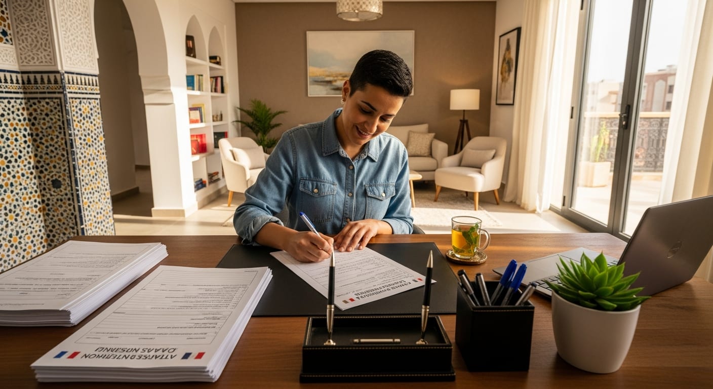 ATTESTATION D'HEBERGEMENT - نظرة عامة للإجراء