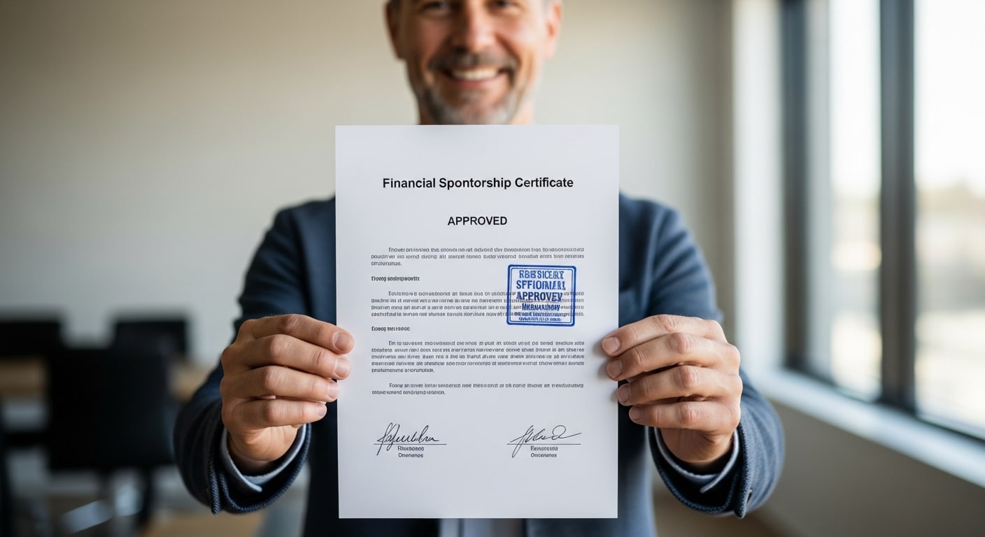 ATTESTATION DE PRISE EN CHARGE FINANCIERE - إتمام الإجراء بنجاح