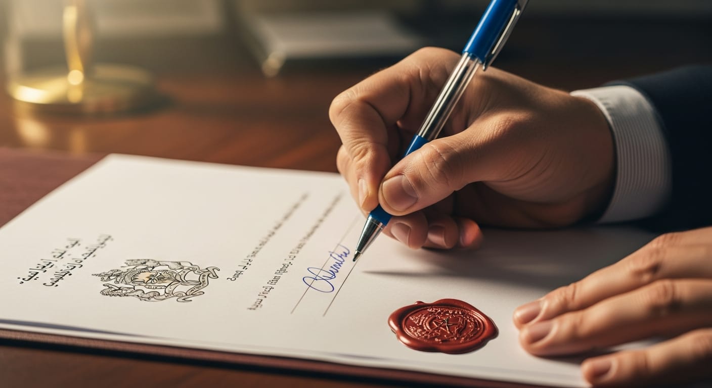 Plan d'action de sécurité - مرحلة التوقيع والمصادقة