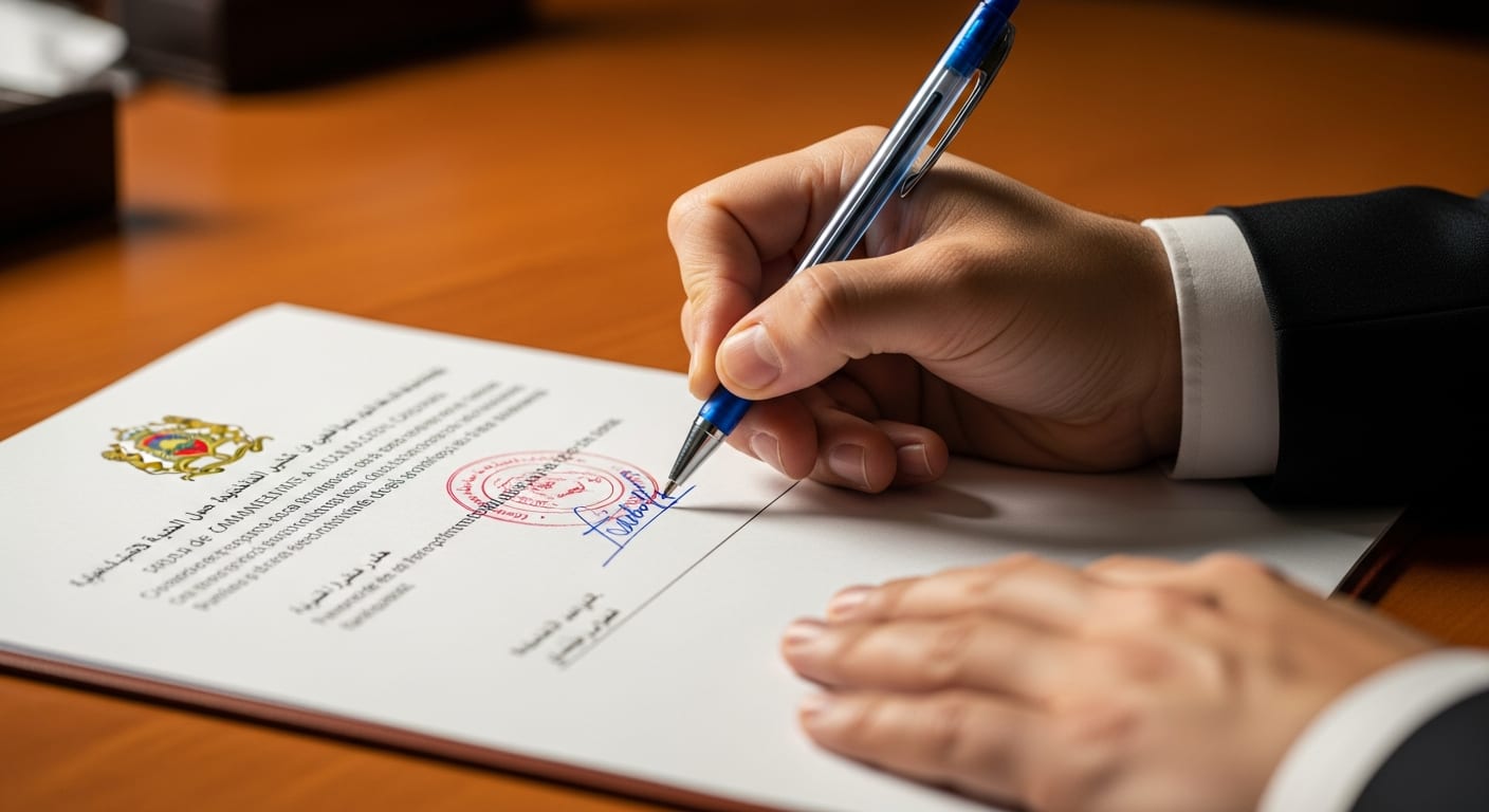 عقد بيع عقار نهائي - مرحلة التوقيع والمصادقة