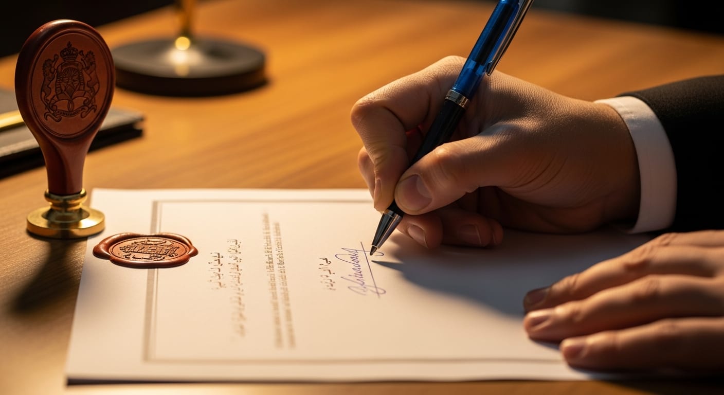 عقد الفرنشايز - مرحلة التوقيع والمصادقة
