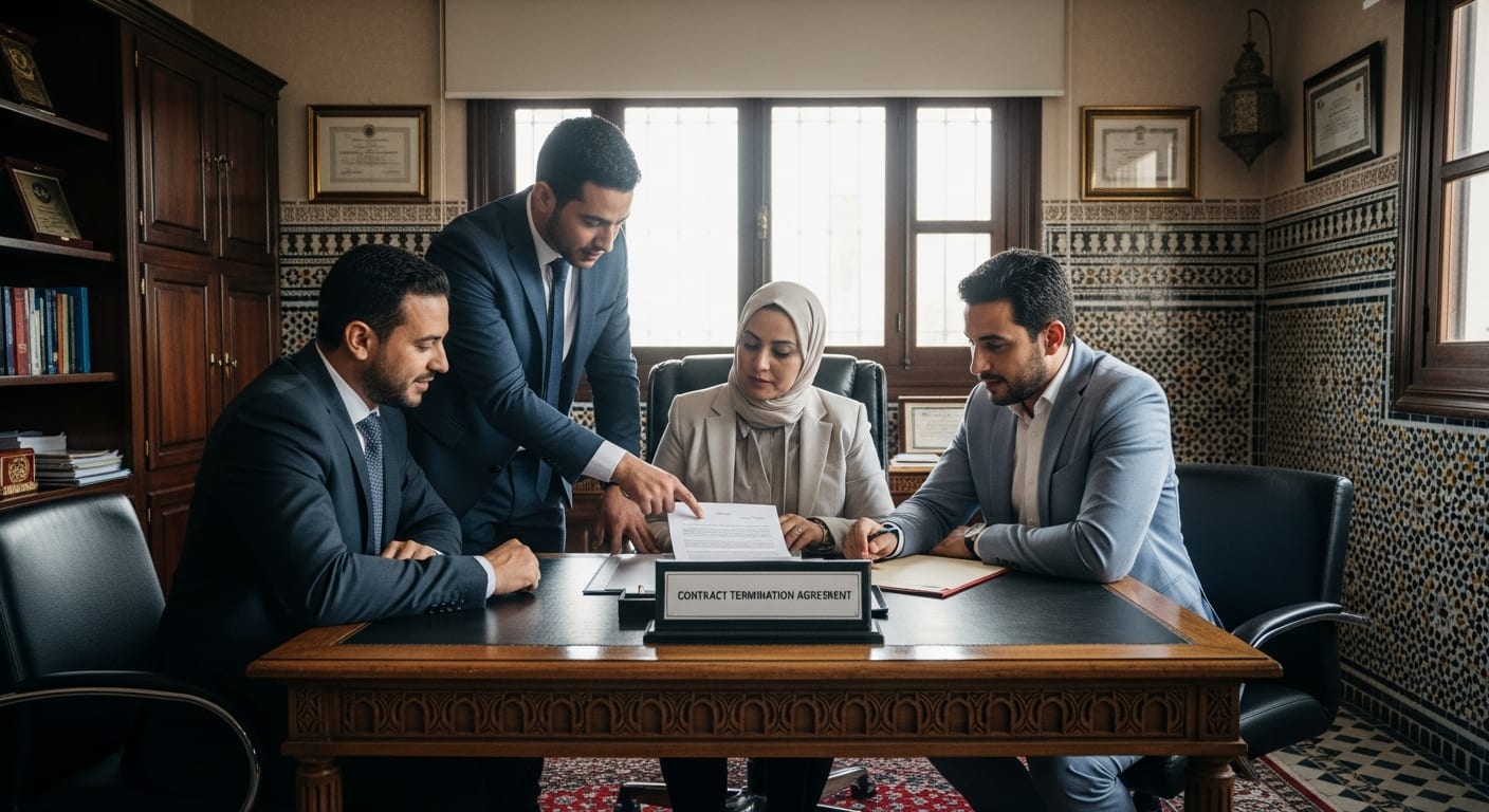 خطاب إنهاء عقد مع شركة - نظرة عامة للإجراء