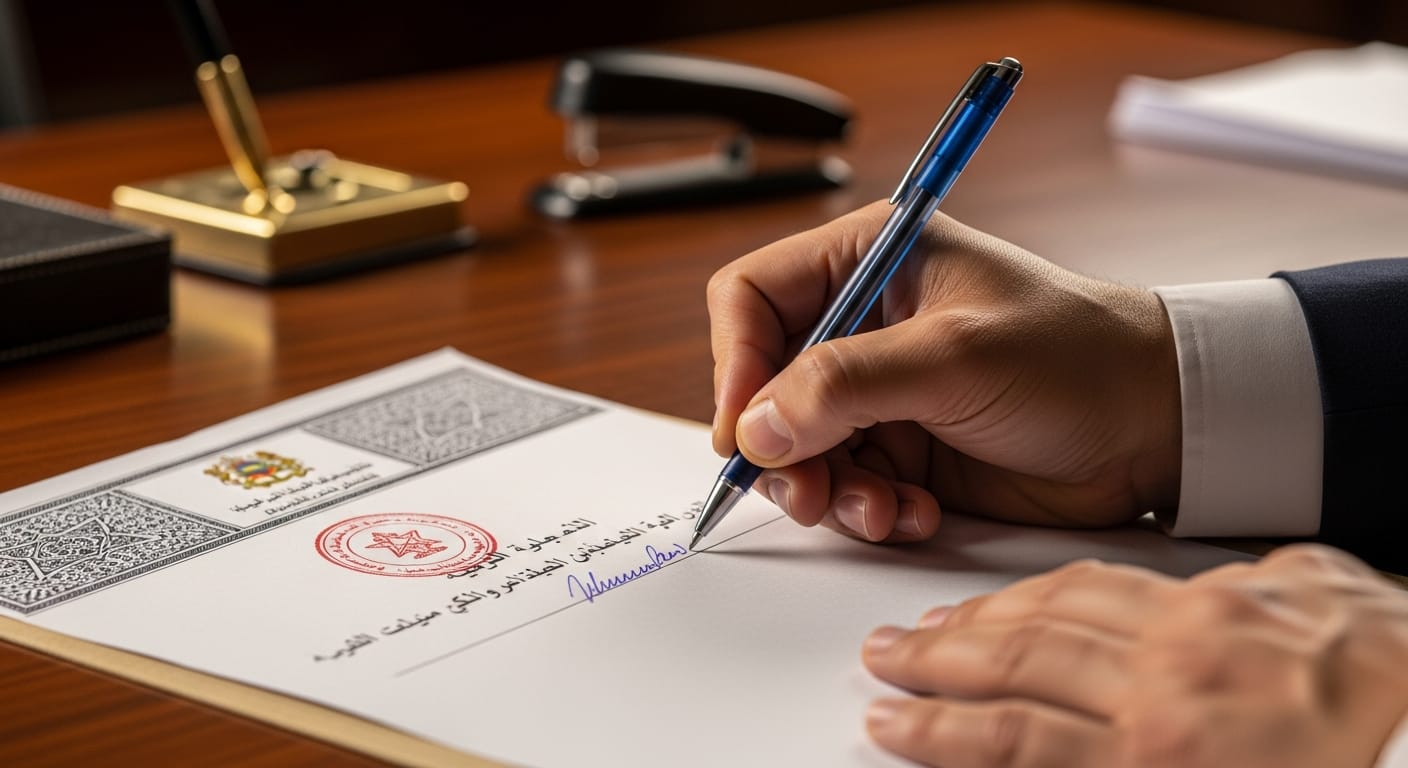 نقل ملكية منزل مع البنوك - مرحلة التوقيع والمصادقة