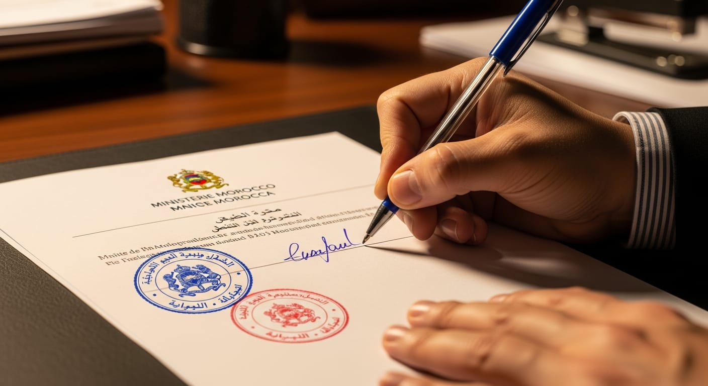 عقود الإيجار سكن، تجاري - مرحلة التوقيع والمصادقة