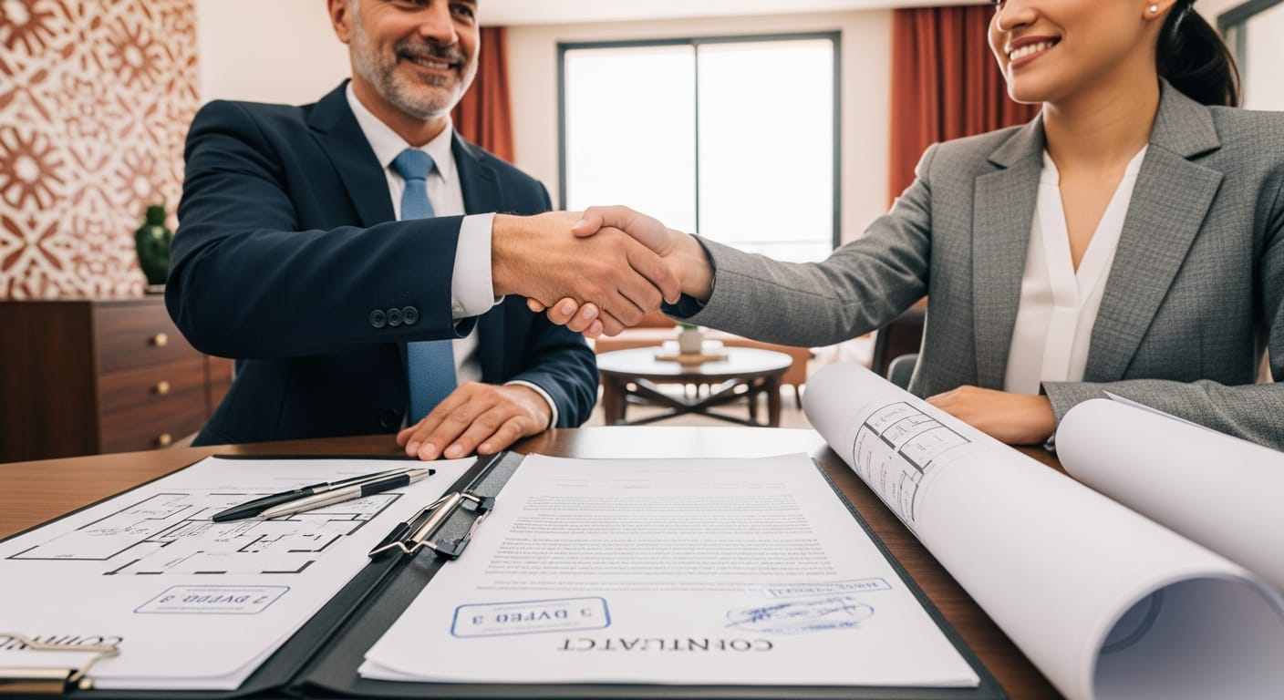 عقود الإيجار سكن، تجاري - إتمام الإجراء بنجاح