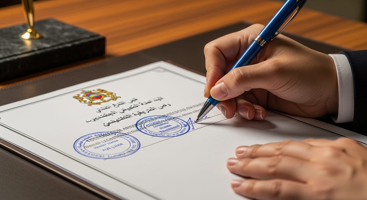 فسخ عقد ايجار - مرحلة التوقيع والمصادقة