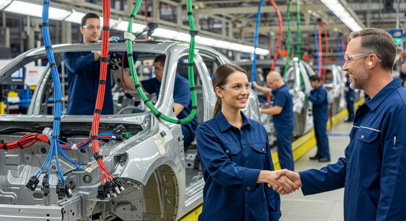 طلب خطي للعمل في شركة كابلاج- استلام العرض والنجاح