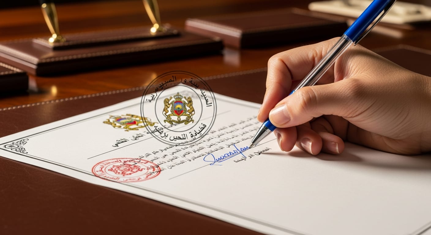 إنذار بالإخلاء لعدم أداء الإيجار - مرحلة التوقيع والمصادقة