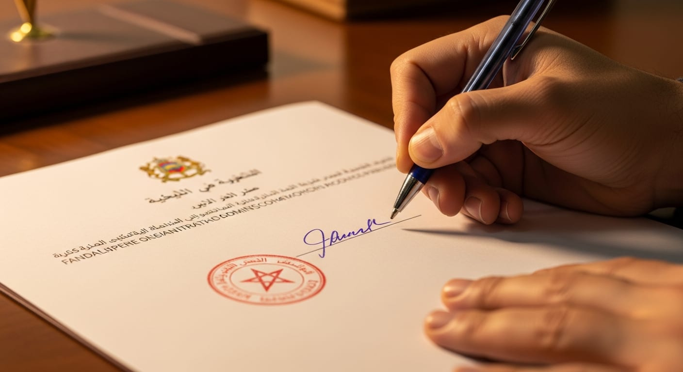 فسخ عقد كراء بالتراضي بين الطرفين - مرحلة التوقيع والمصادقة