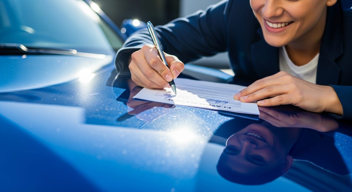 تنازل عن سيارة قانوني - مرحلة التوقيع والمصادقة