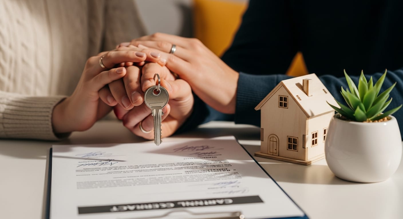 عقد بيع منزل PDF - مرحلة التوقيع والمصادقة