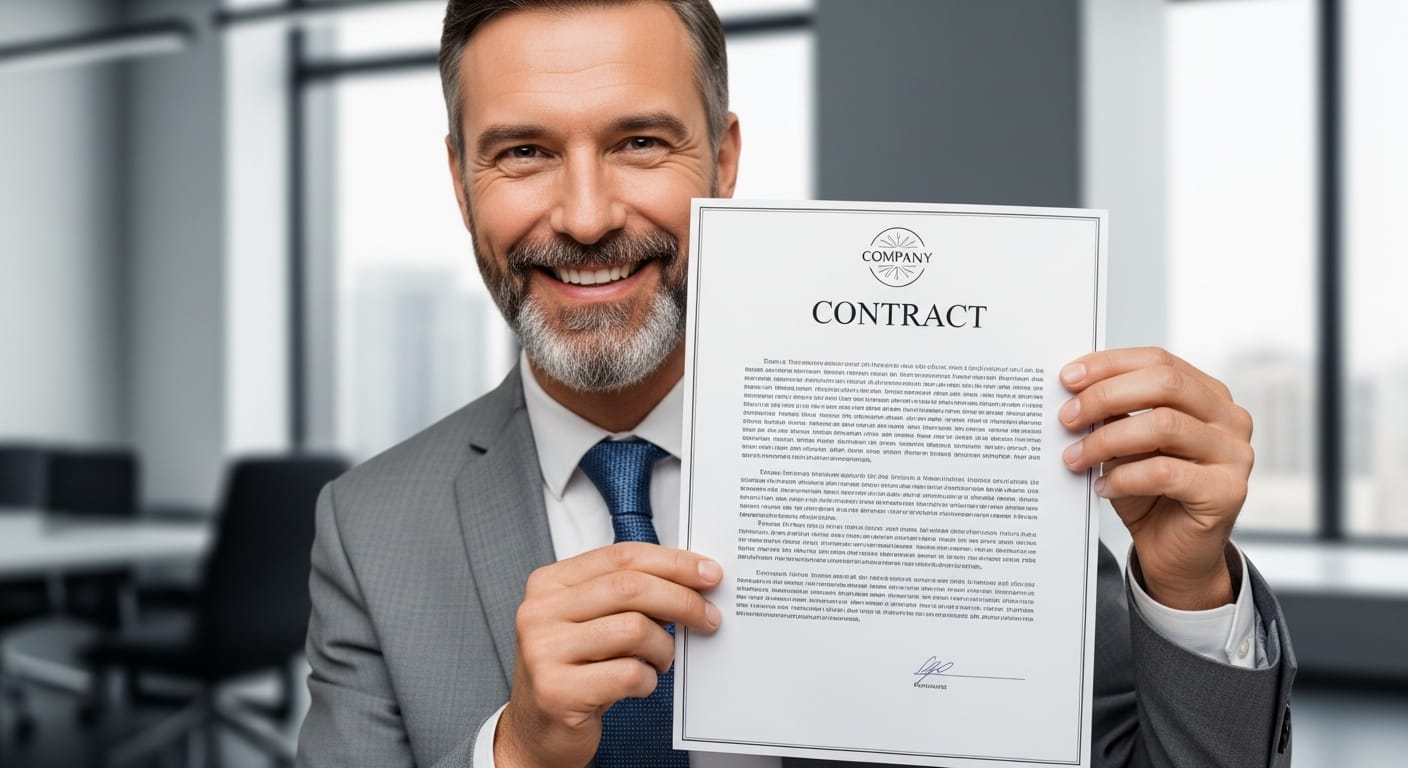 كيفية صياغة العقود بكفاءة - إتمام الإجراء بنجاح