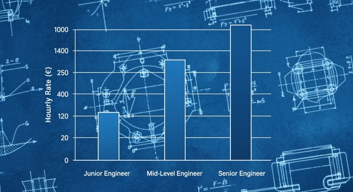 Tableau comparatif Tarif horaire Ingénieur Mécanique freelance 2026 - TJM et ROI