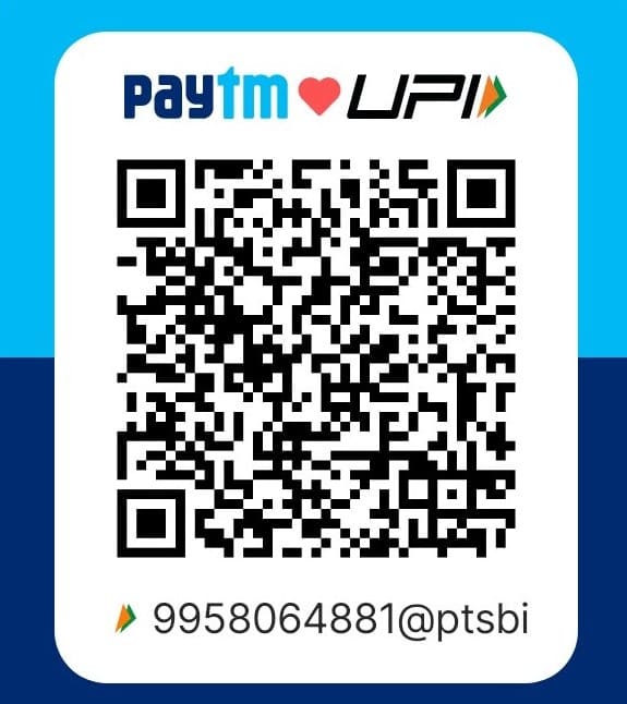 UPI QR code to pay ₹600 for the Demo Acting Class