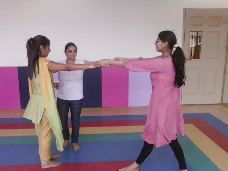 Group warm-up in teacher workshop