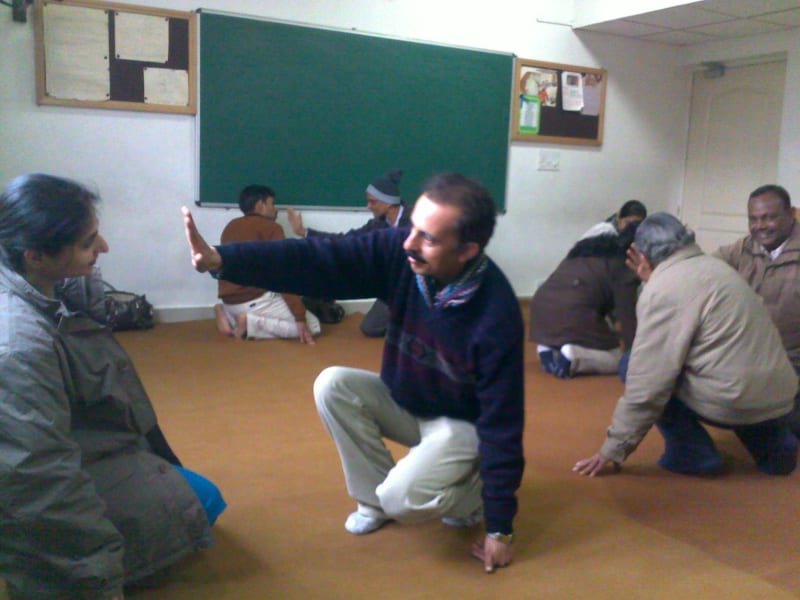 Role-play activity used for classroom learning