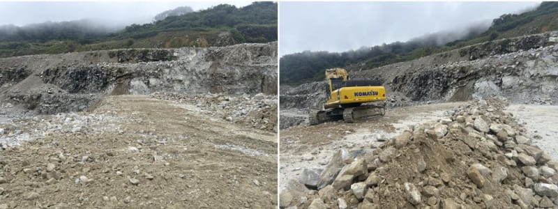 Preparación del banco de perforación