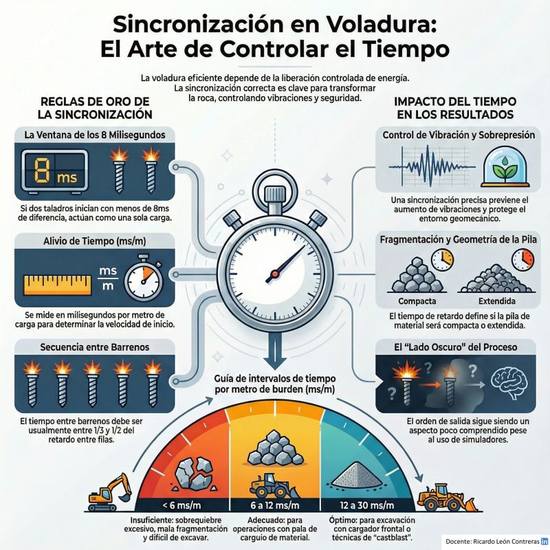 El tiempo lo es todo en voladura... y 8 ms pueden cambiarlo todo