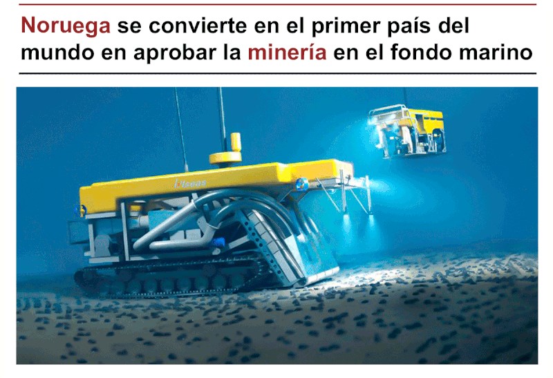 Mineria en el fondo marino