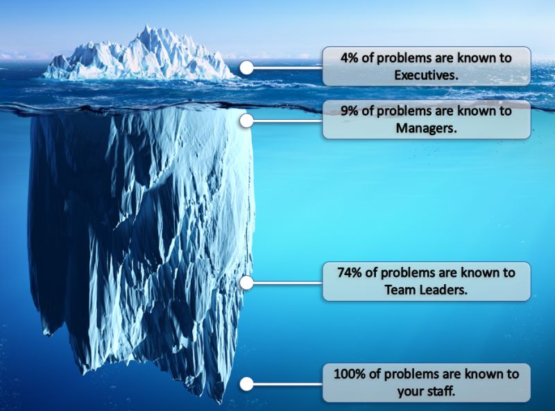 The iceberg of ignorance