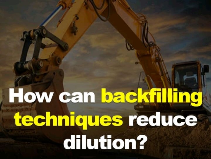 Comment les techniques de remblayage peuvent-elles réduire la dilution du minerai?