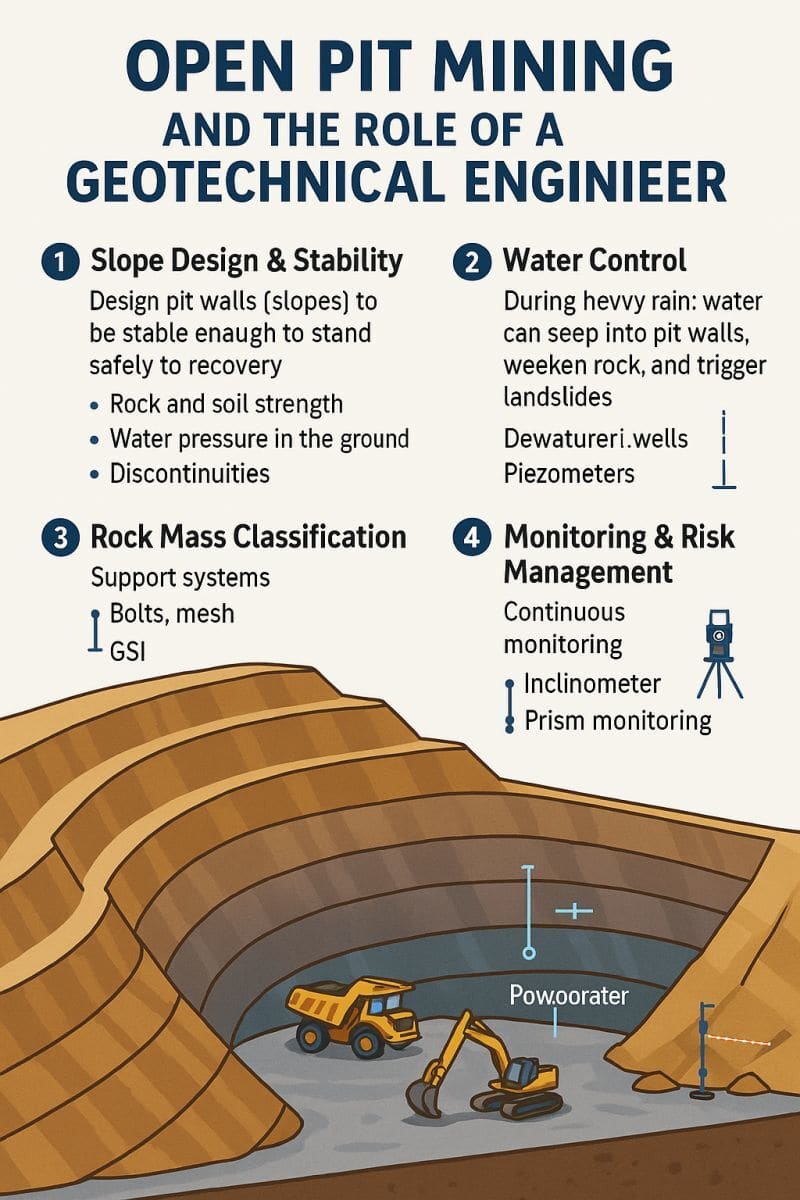 What is Open Pit Mining? And How Does a Geotechnical Engineer Make It Safe and Successful?