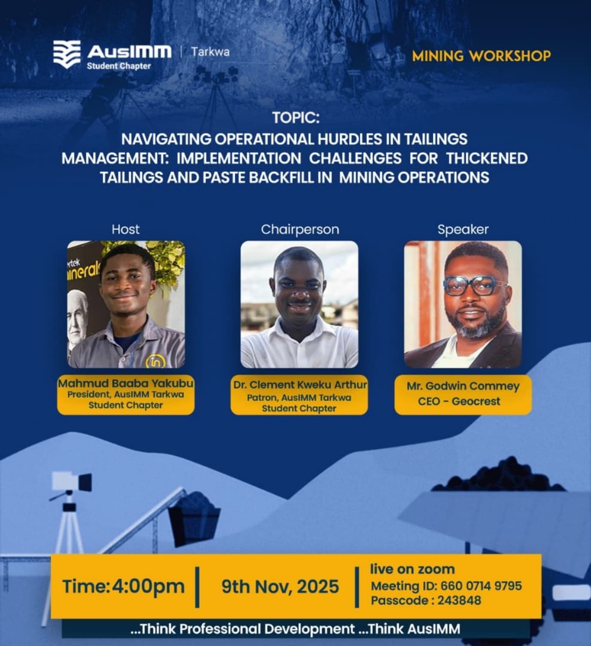 Navigating Operational Hurdles in Tailings Management: Implementation Challenges for Thickened Tailings and Paste Backfill in Mining Operations.