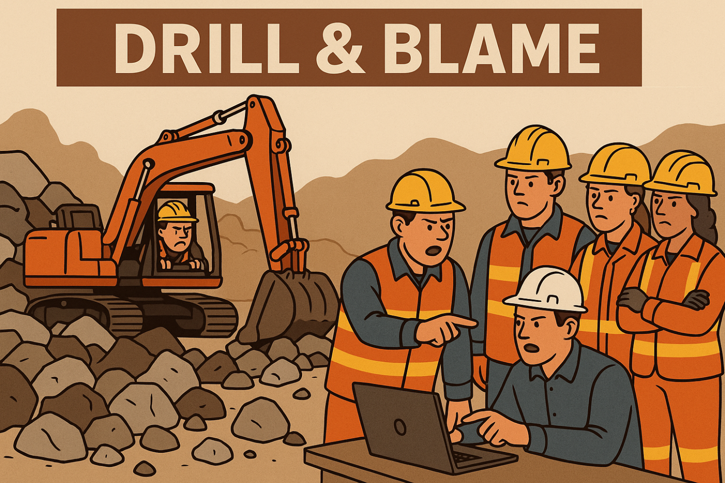 Do you work in the Drill & Blame department?
