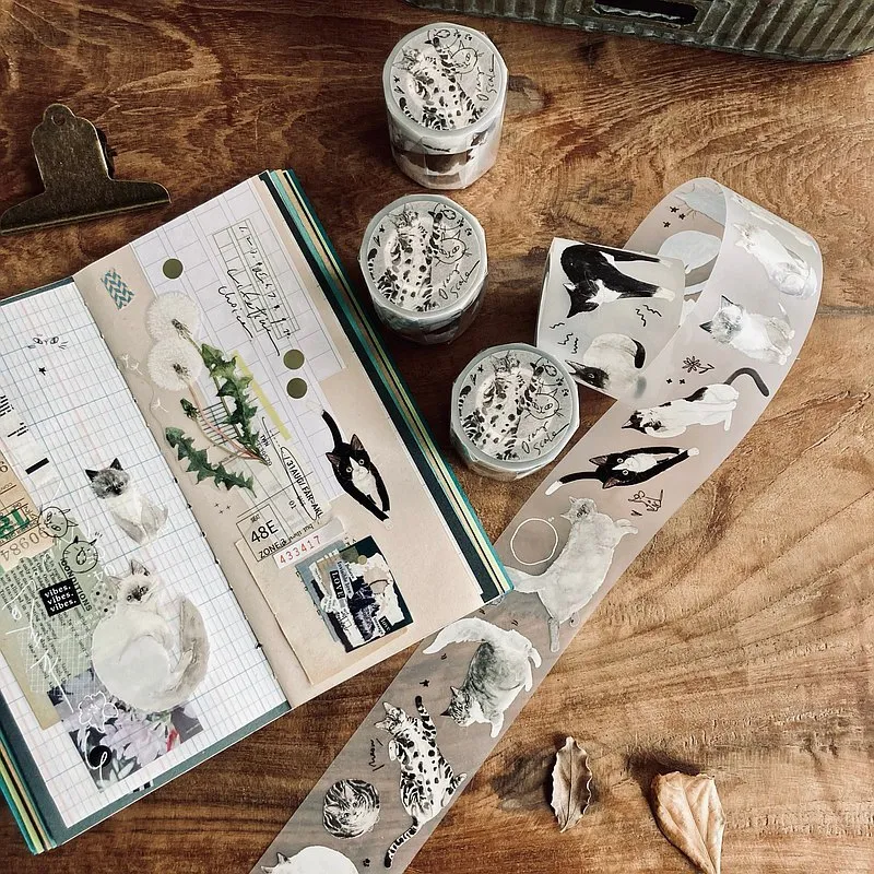 Washi PET Gray Scale – vue 2 - moonandpages.com