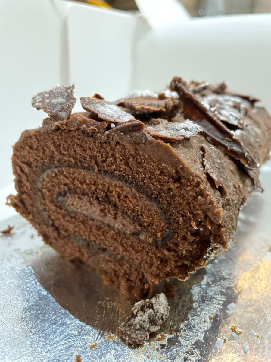 Bûche au chocolat
