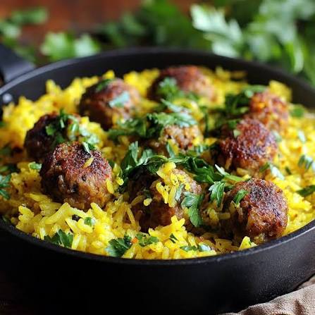 Riz curry au bœuf