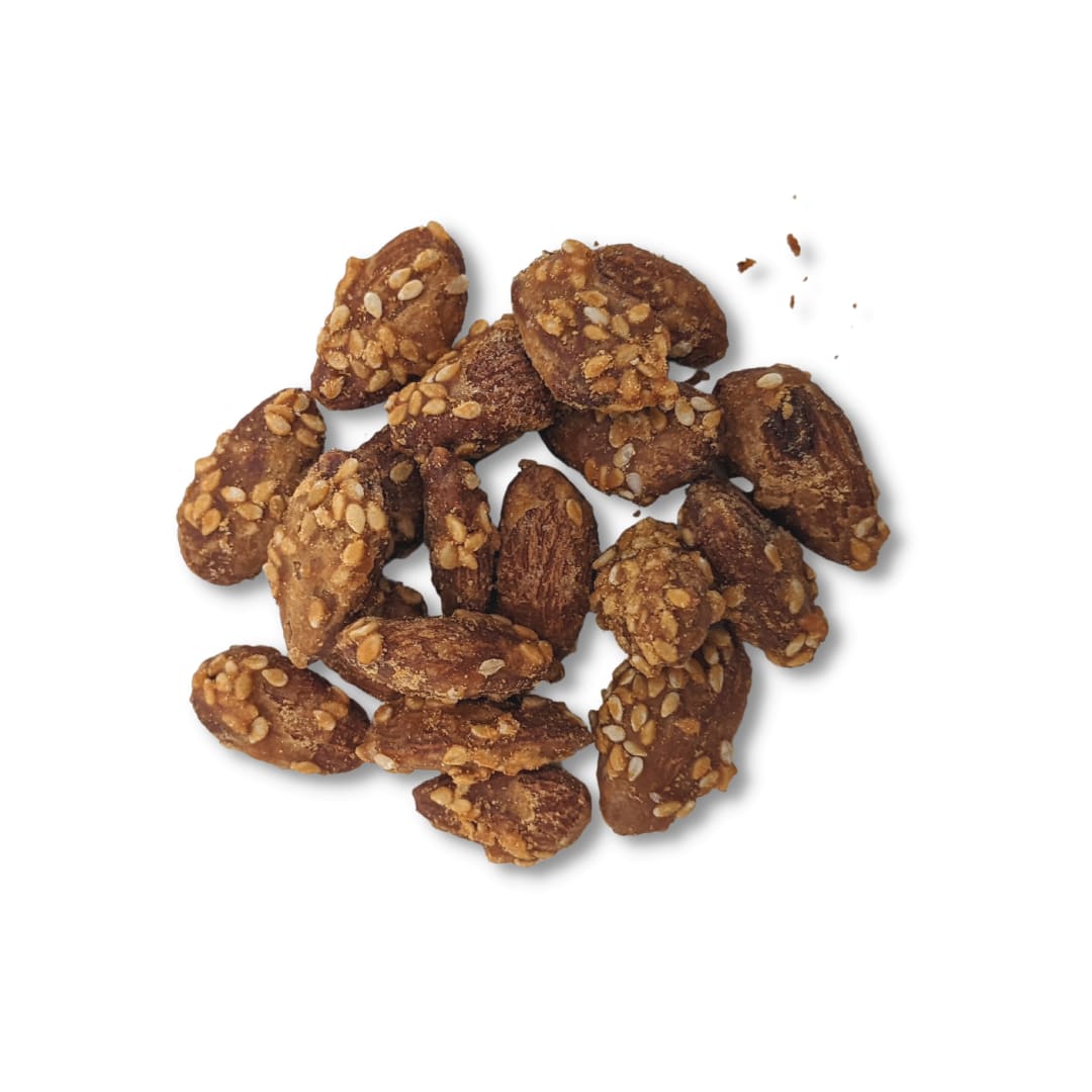 Salted Caramel Almond Sea Salt Caramelized Almonds - Image 1