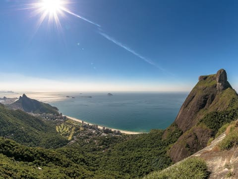 Trilha da Pedra Bonita com vista para São Conrado