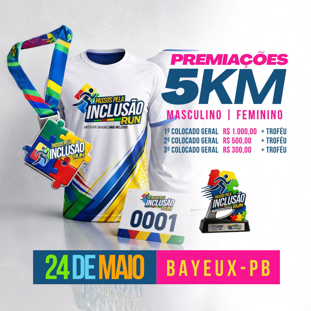 Divulgação de PASSOS PELA INCLUSAO RUN