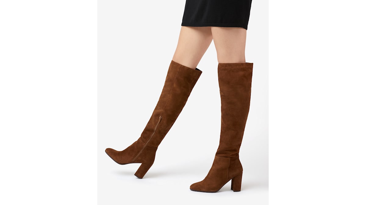 Dune london over the knee boots clearance