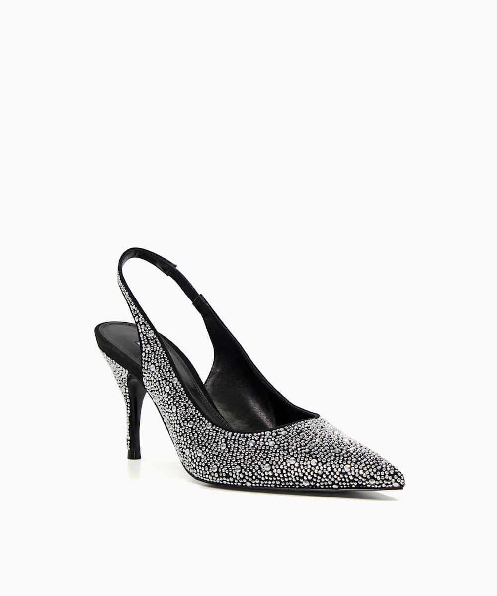 Dune black slingback shoes discount