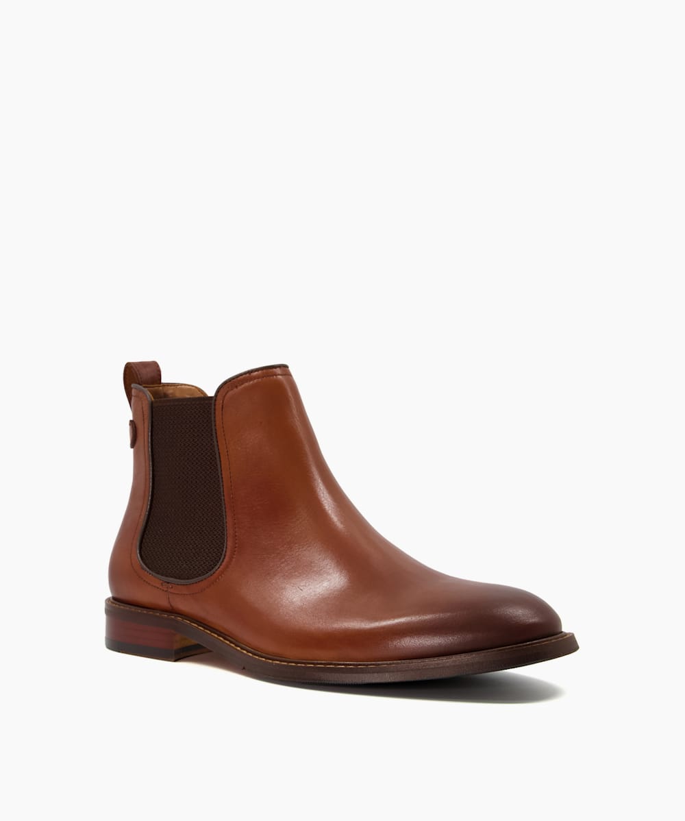Dune tan chelsea boots online