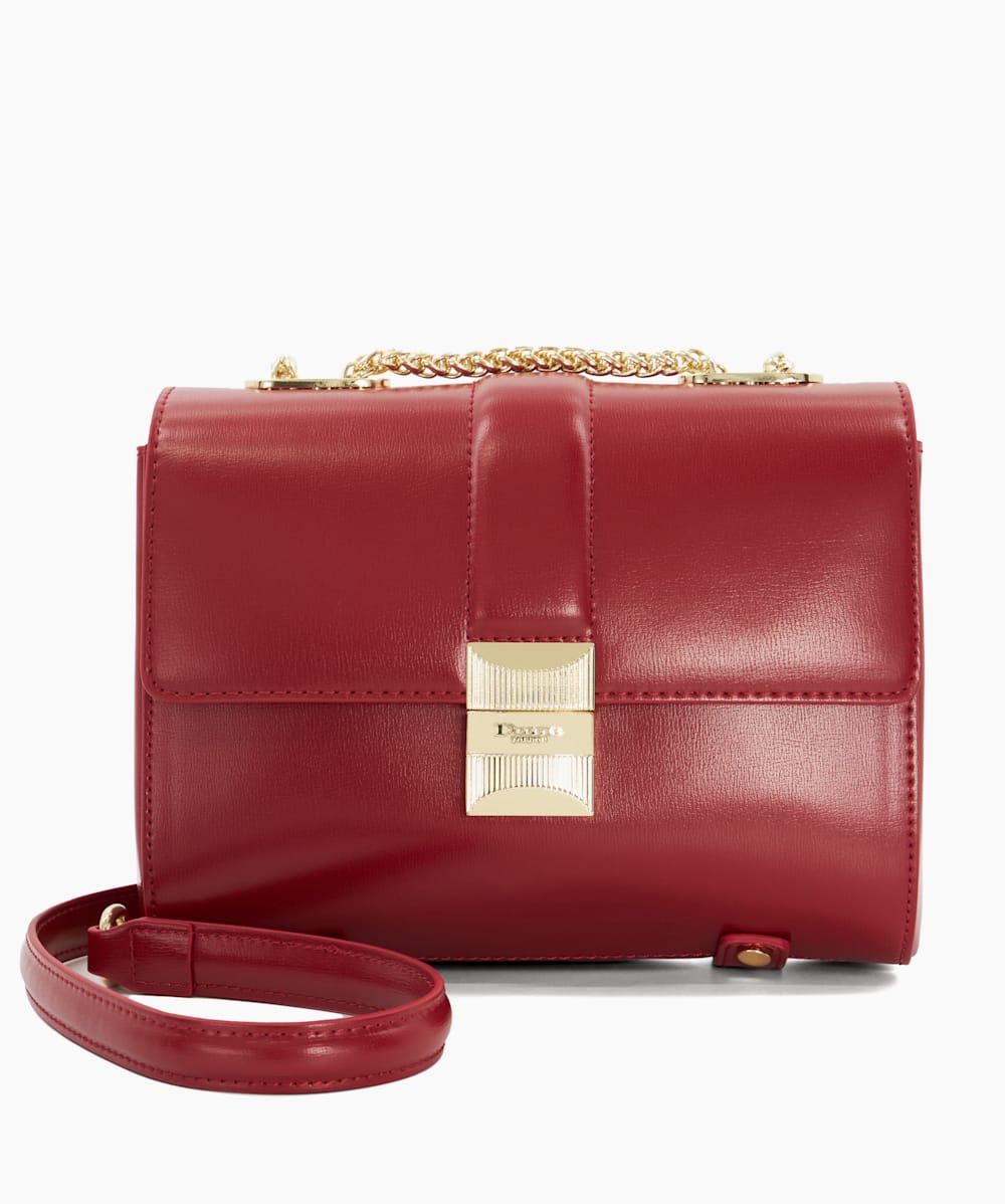 Dune red handbag on sale