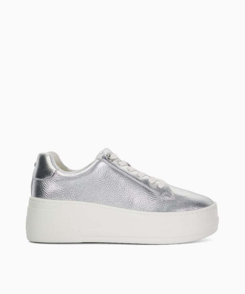 Silver platform best sale sneaker