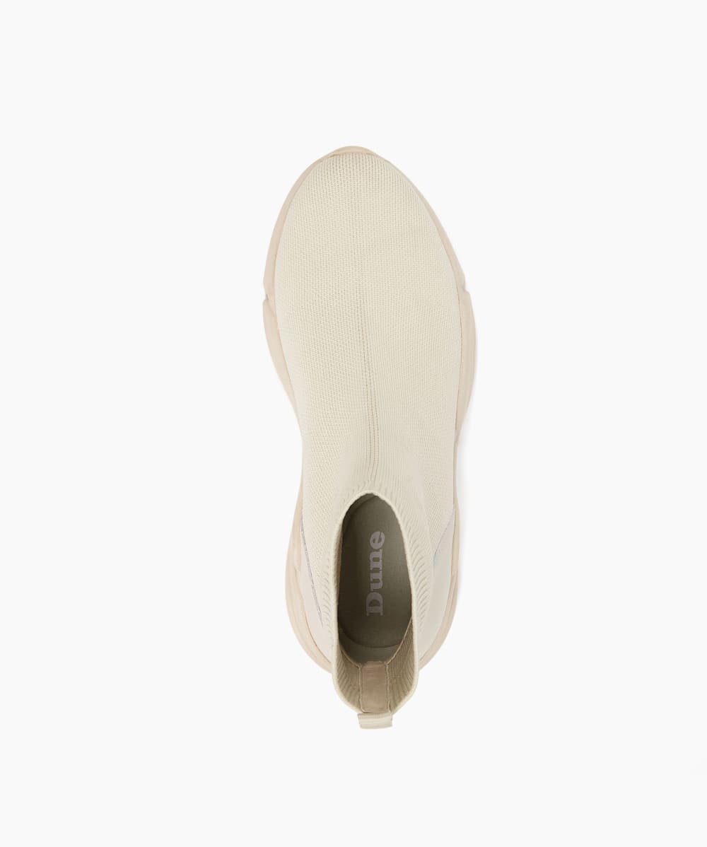 Dune white boots clearance